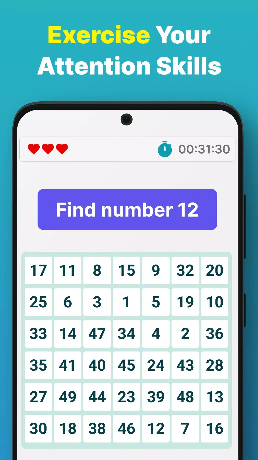 Schermata Math Games for the Brain 3