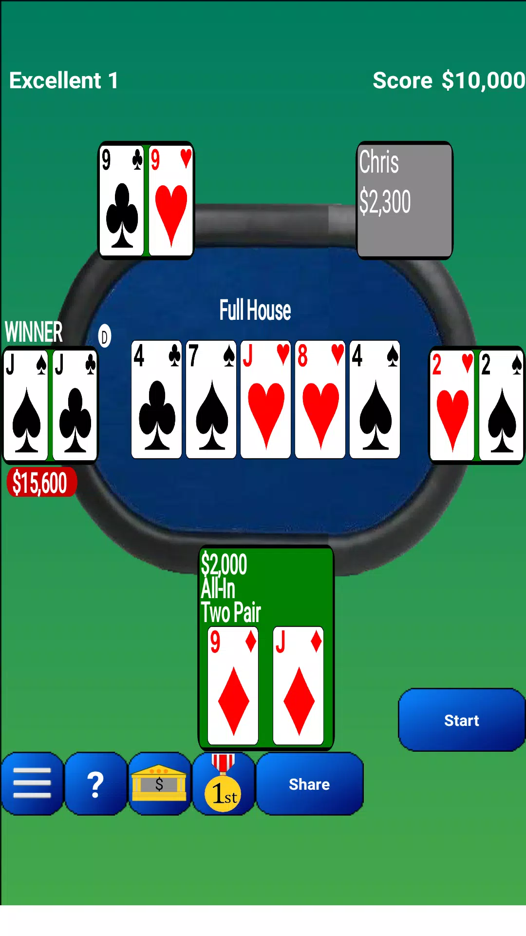 Texas Hold’em Poker应用截图第1张