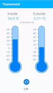 Thermometer ဖန်သားပြင်ဓာတ်ပုံ 1