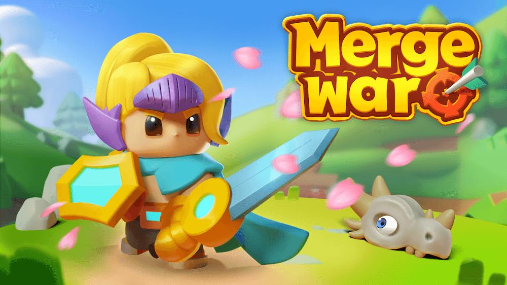 Merge War - Army Draft Battler 스크린샷 1