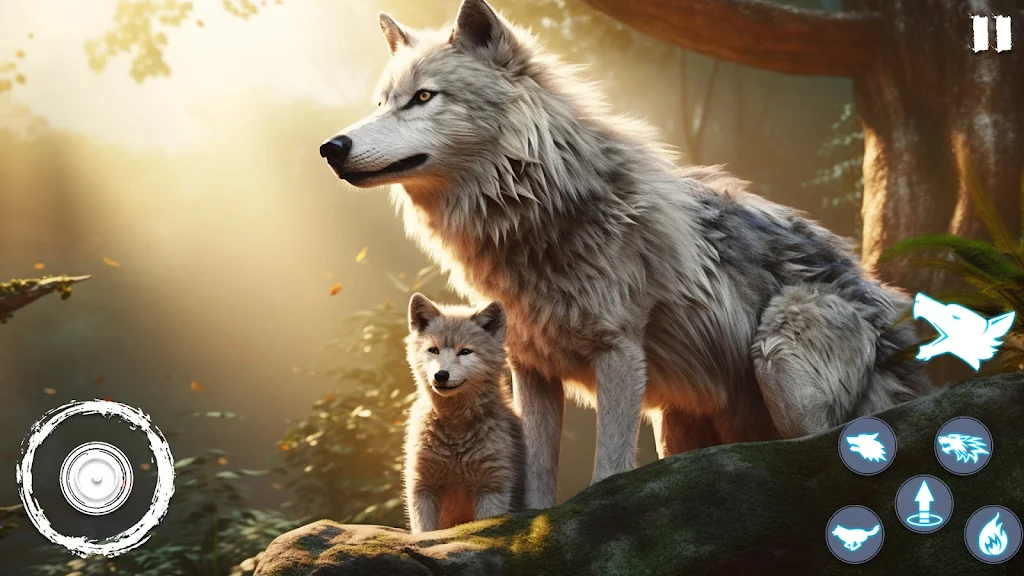 Wild Wolf Games - Animal Games Ảnh chụp màn hình 4