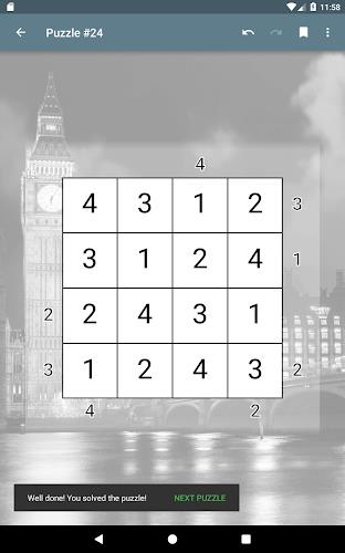 Skyscrapers Number Puzzle Zrzut ekranu 4