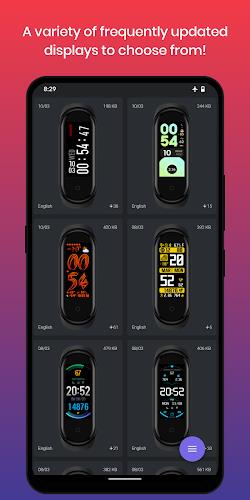 Mi Band 5 Watch Faces 스크린샷 1