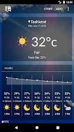 Uzbekistan Weather स्क्रीनशॉट 1