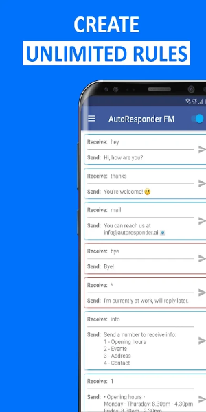 AutoResponder for Messenger स्क्रीनशॉट 1