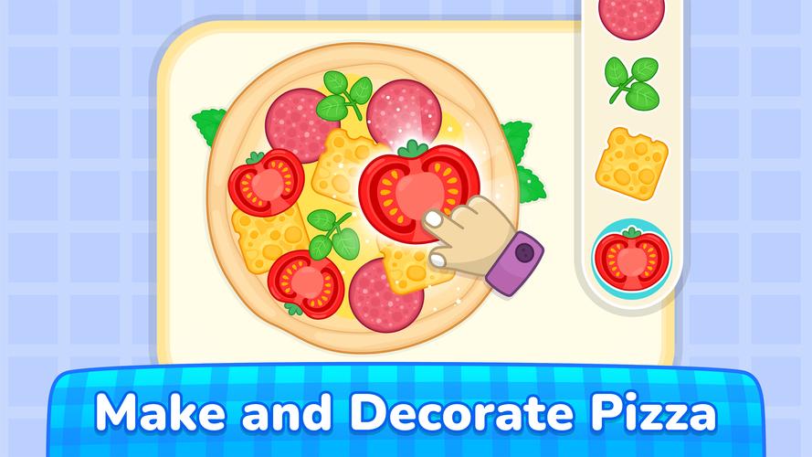 Kids Cooking Games 2 year olds Captura de pantalla 1