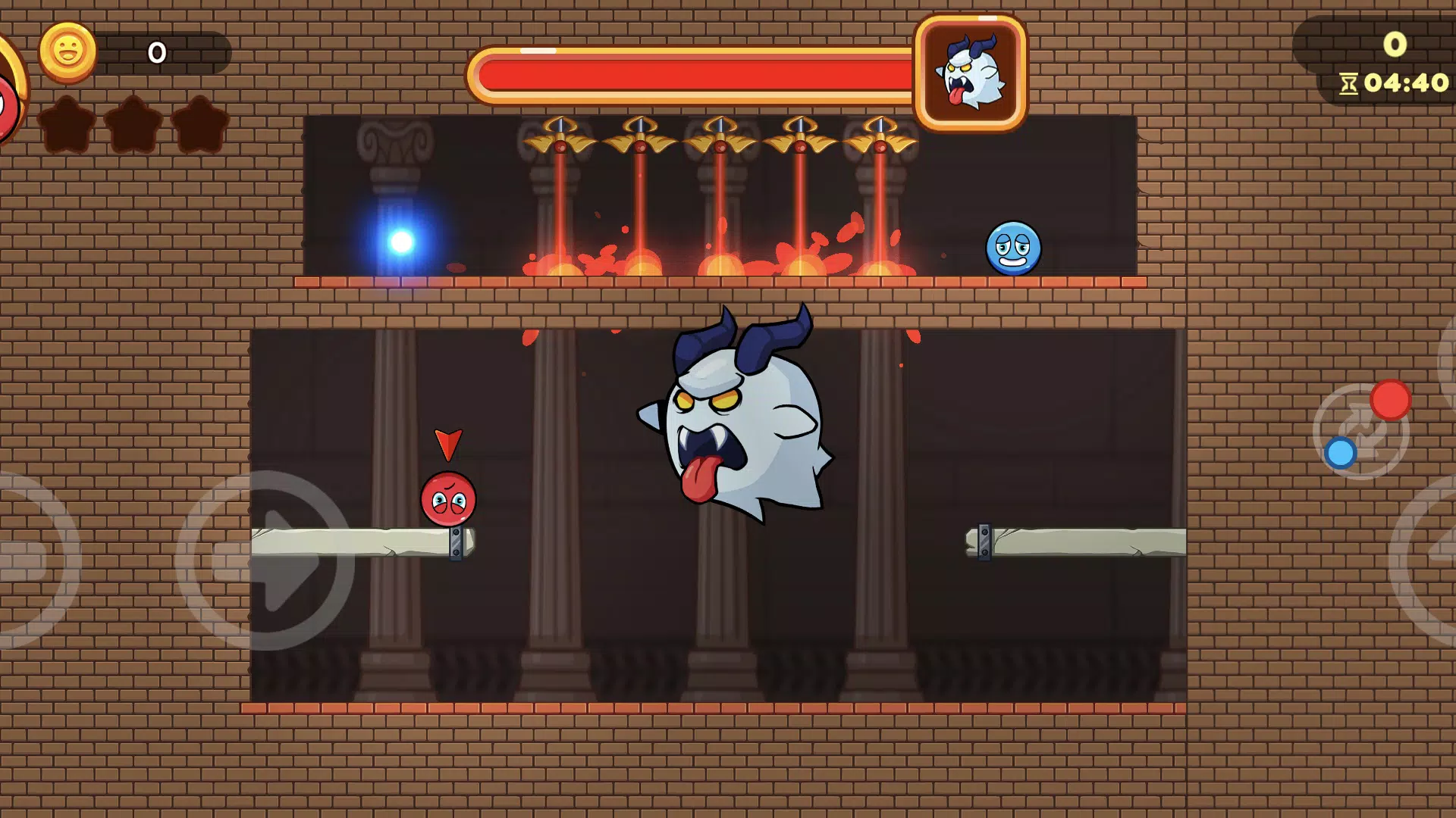 Roller Ball Blue Screenshot 2