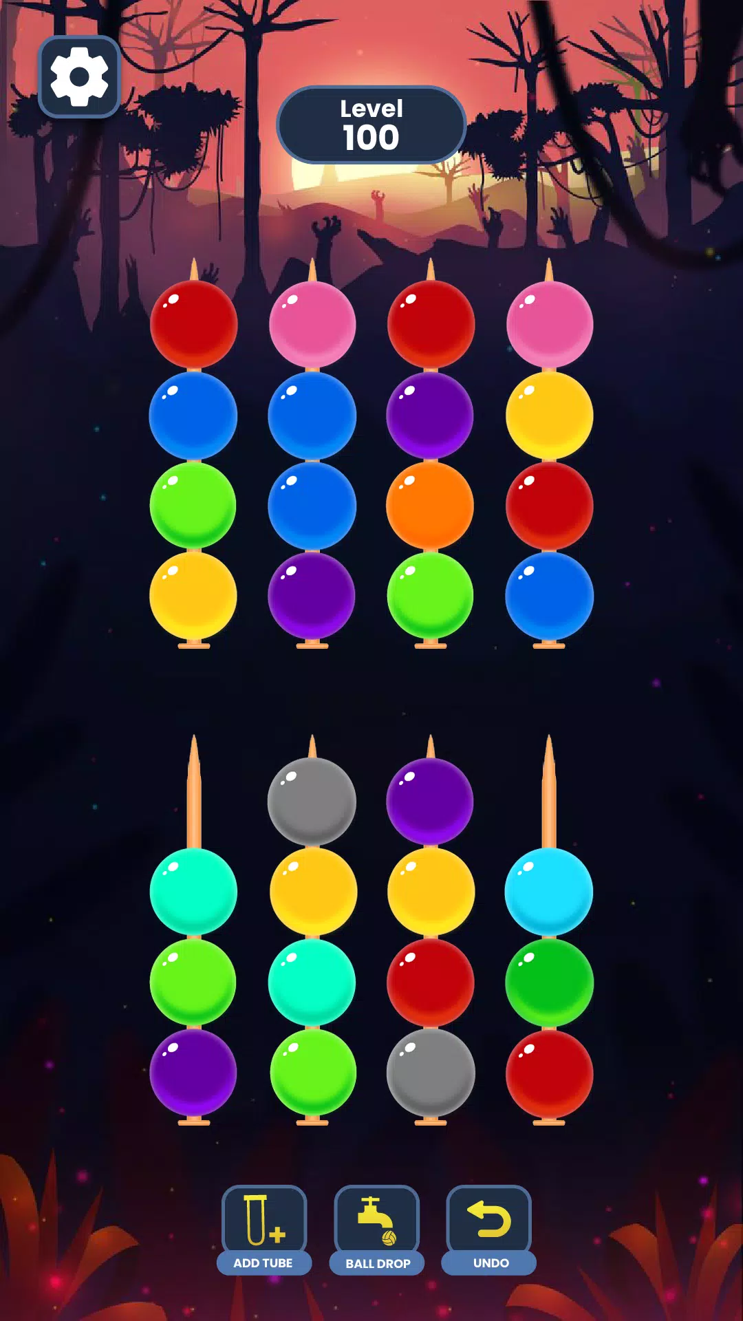 Ball Sort: Color Puzzle Game Schermafbeelding 1