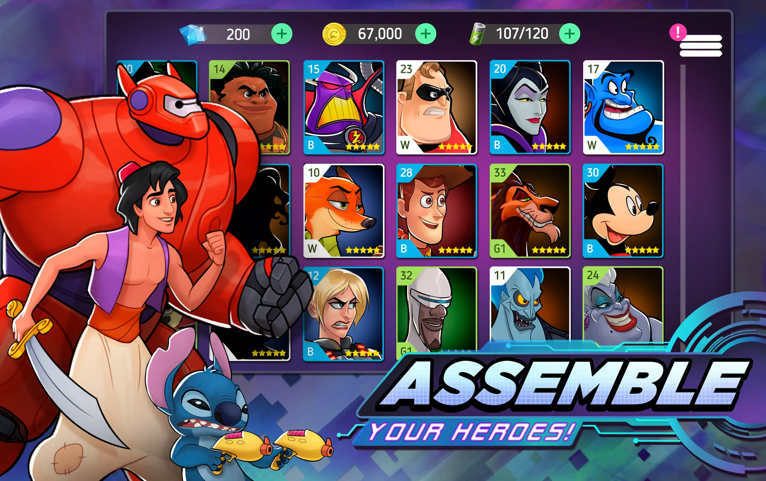 Disney Heroes 스크린샷 3