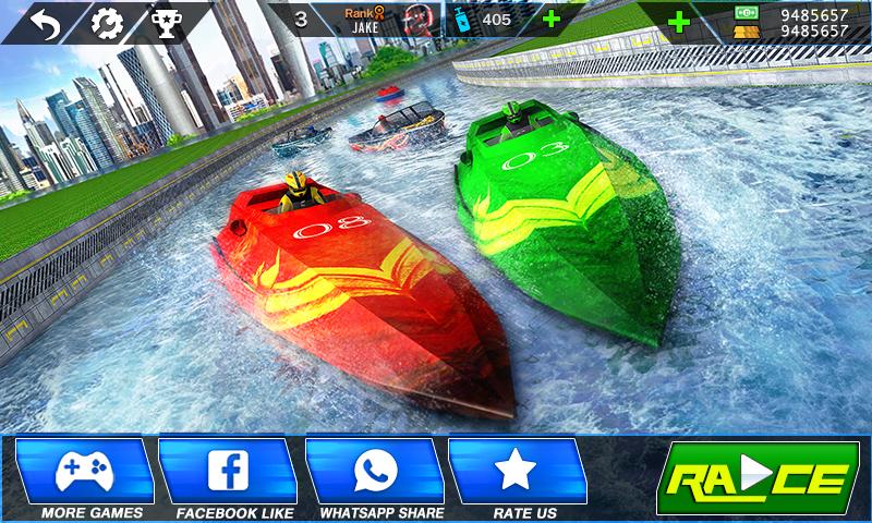 Speed Boat Crash Racing Ảnh chụp màn hình 2