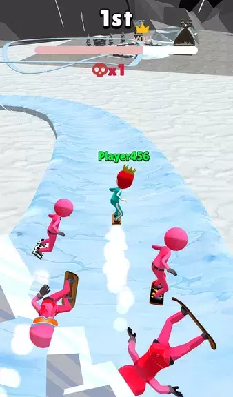 Snow Racing: Winter Aqua Park Screenshot 2