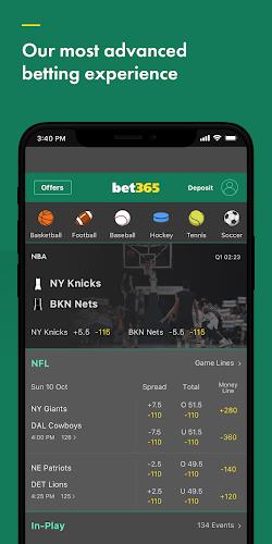 bet365 Sports Betting (CA) Ảnh chụp màn hình 1