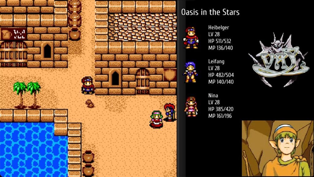 Somoga在Android上丢弃了16位经典JRPG Vay的修改版本