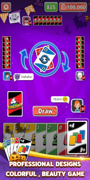 4 Colors Card Game Screenshot 2