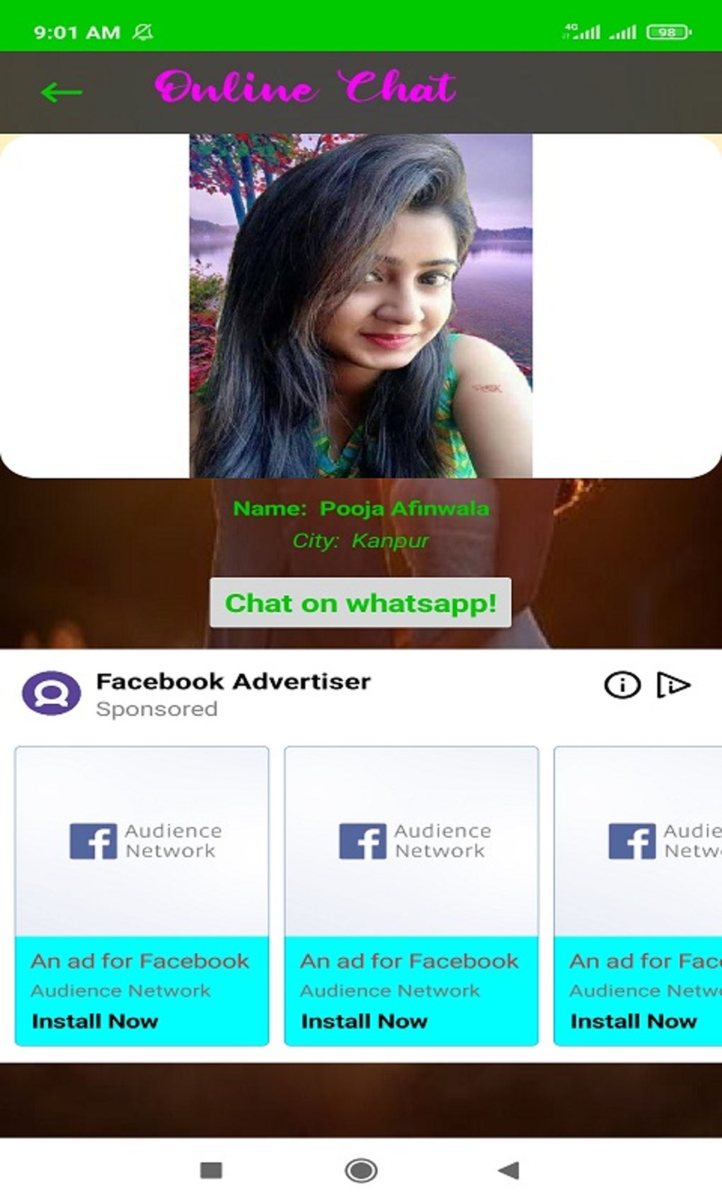 Girls Mobile Number For Video Captura de pantalla 1