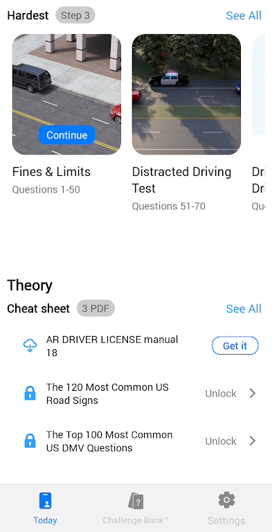 Schermata DMV Practice Test 2