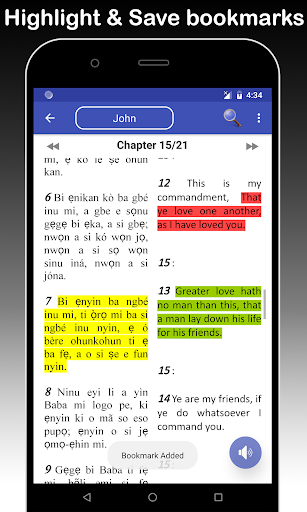 Yoruba & English Bible - With Full Offline Audio 스크린샷 3