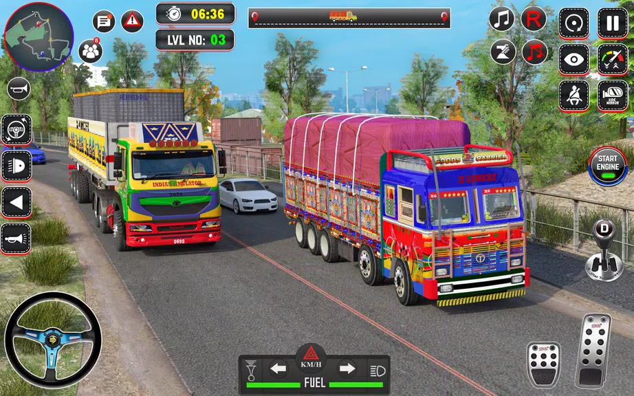 Cargo Truck Driving Games 3D Captura de tela 3
