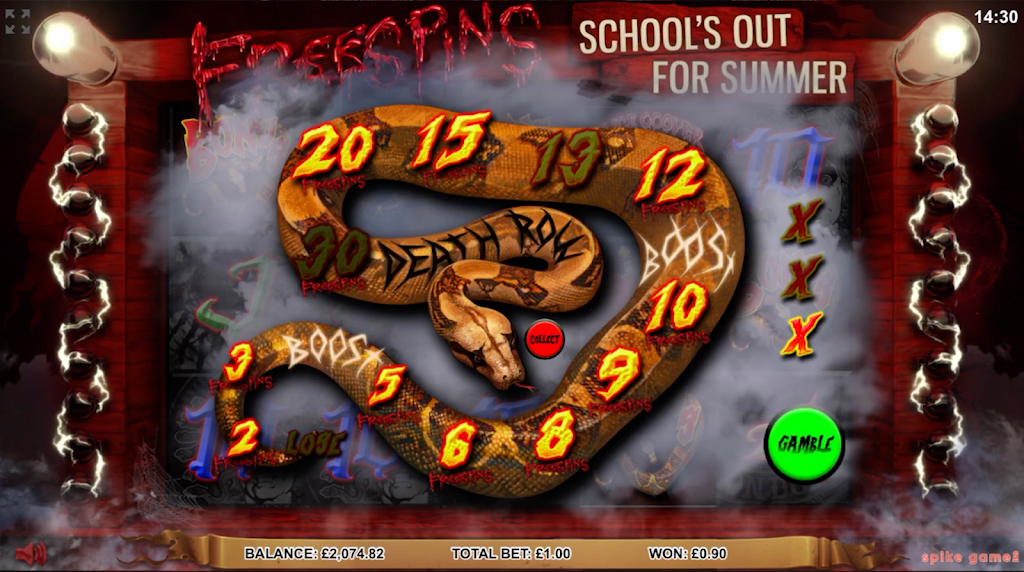 Alice Cooper.  Casino Slot Game. Captura de tela 3