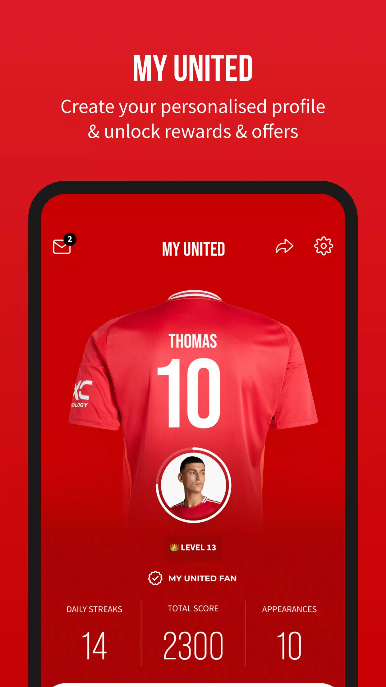 Manchester United Official App スクリーンショット 4