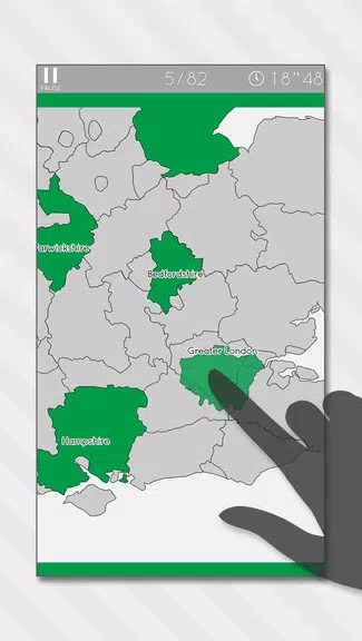 Schermata E. Learning UK Map Puzzle 1