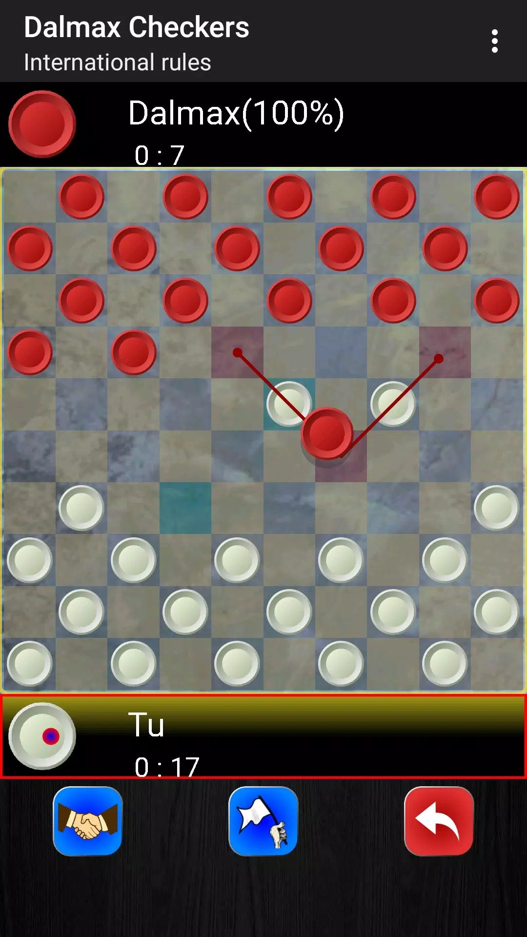Schermata Checkers by Dalmax 2