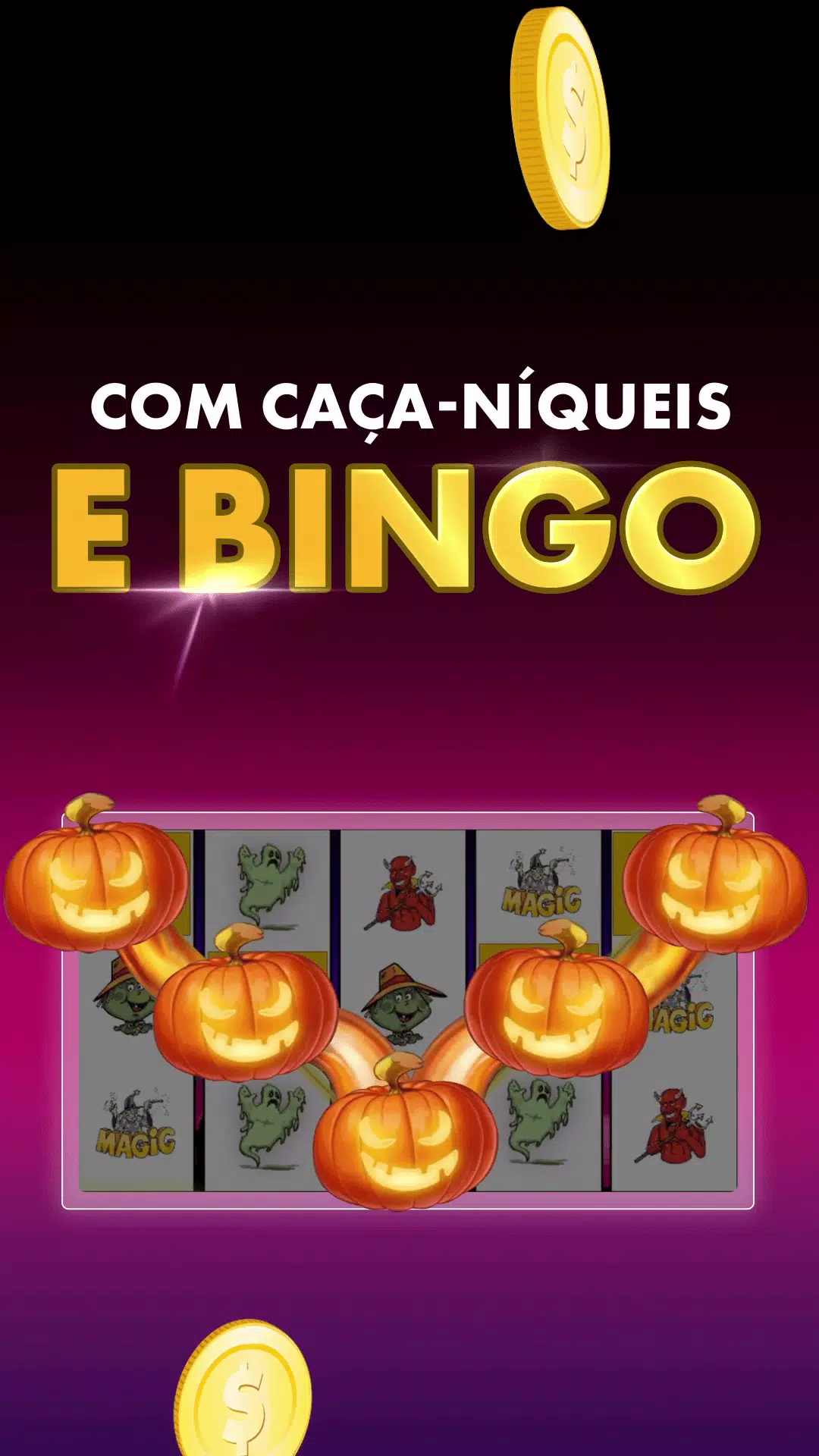Halloween Caça Niquel e Bingo スクリーンショット 2