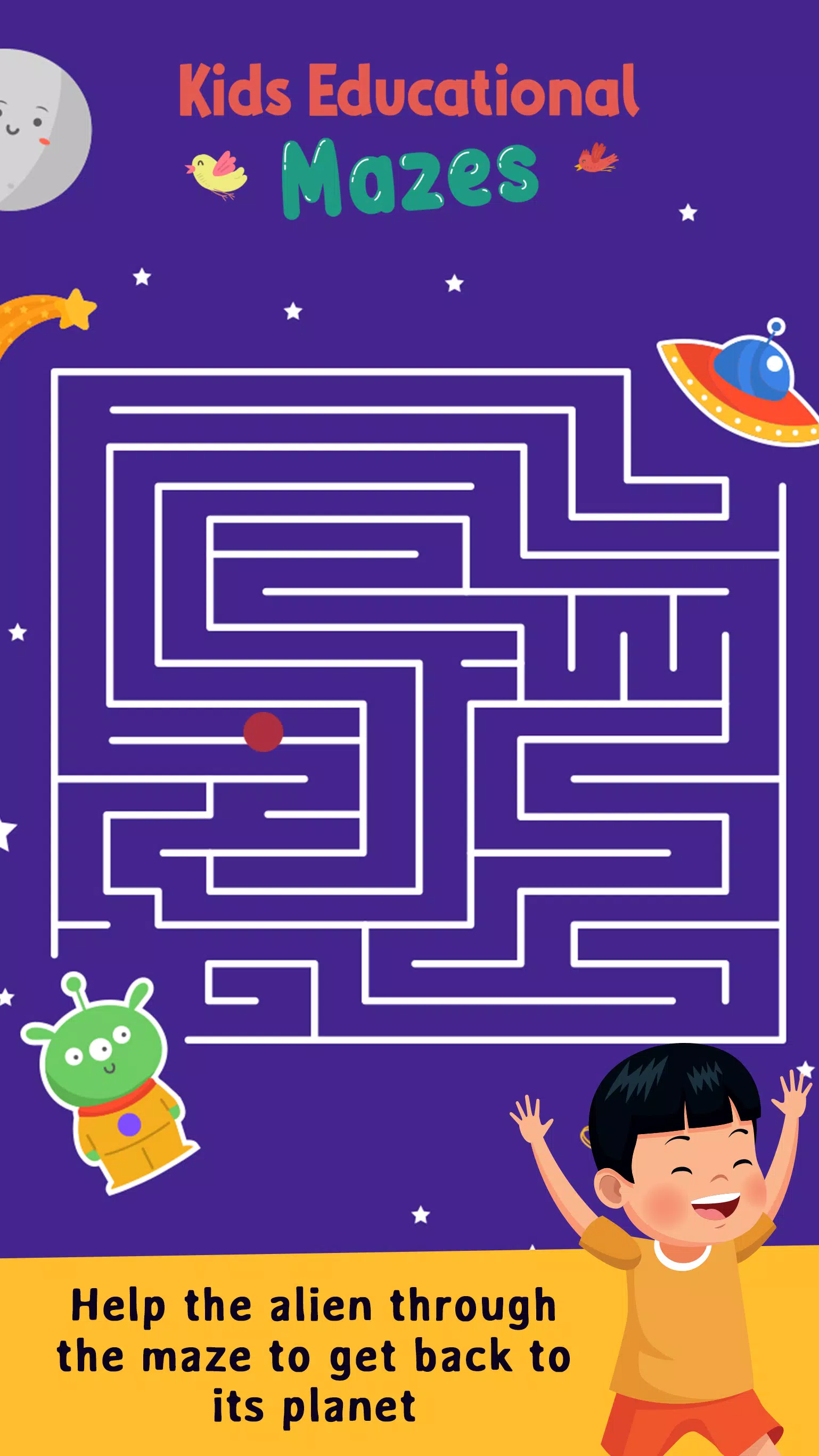 Kids Educational Mazes Puzzle スクリーンショット 1