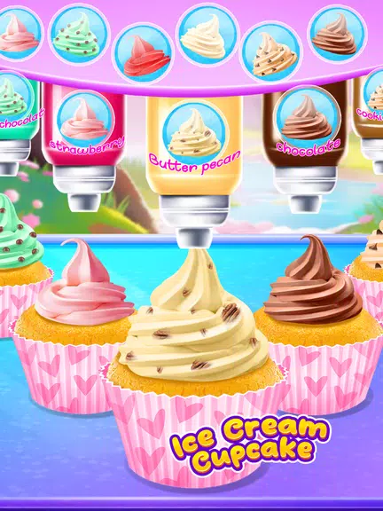 Cupcake Maker: Unicorn Cupcake Ekran Görüntüsü 4