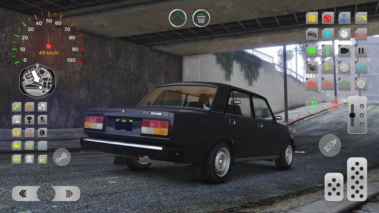 VAZ 2107 Simulator: Drift Lada Tangkapan skrin 3