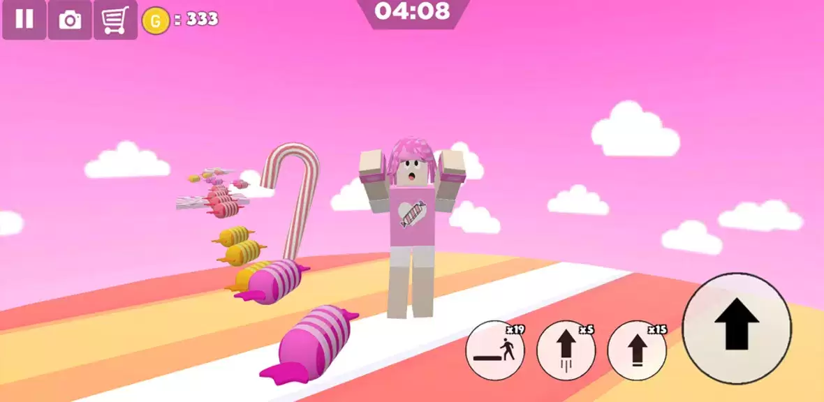 Candy Parkour Sweet girl Screenshot 4