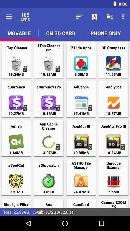 AppMgr Pro III Ekran Görüntüsü 1