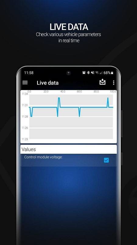 Schermata OBDeleven car diagnostics 2