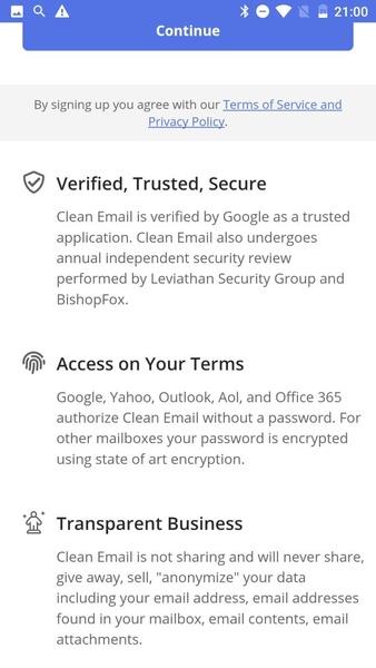 CleanEmail Ảnh chụp màn hình 3