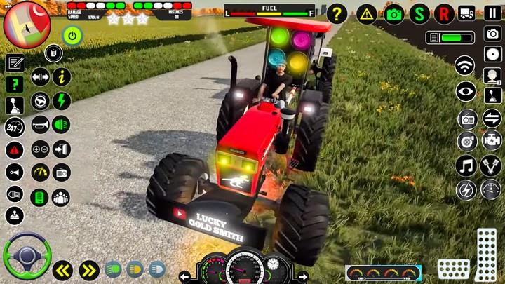 Real Farm Indian Tractor Game Capture d'écran 2