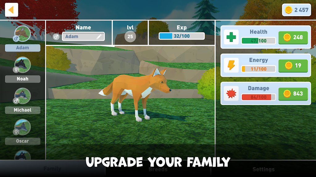 Fox Family Simulator Capture d'écran 3