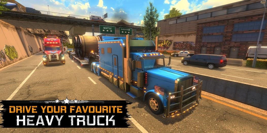 Truck Simulator USA Revolution Mod Скриншот 1