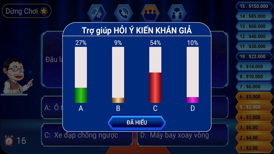 Ai Là Triệu Phú 4.0 스크린샷 4