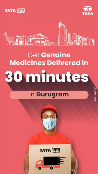 TATA 1mg Online Healthcare App Tangkapan skrin 2