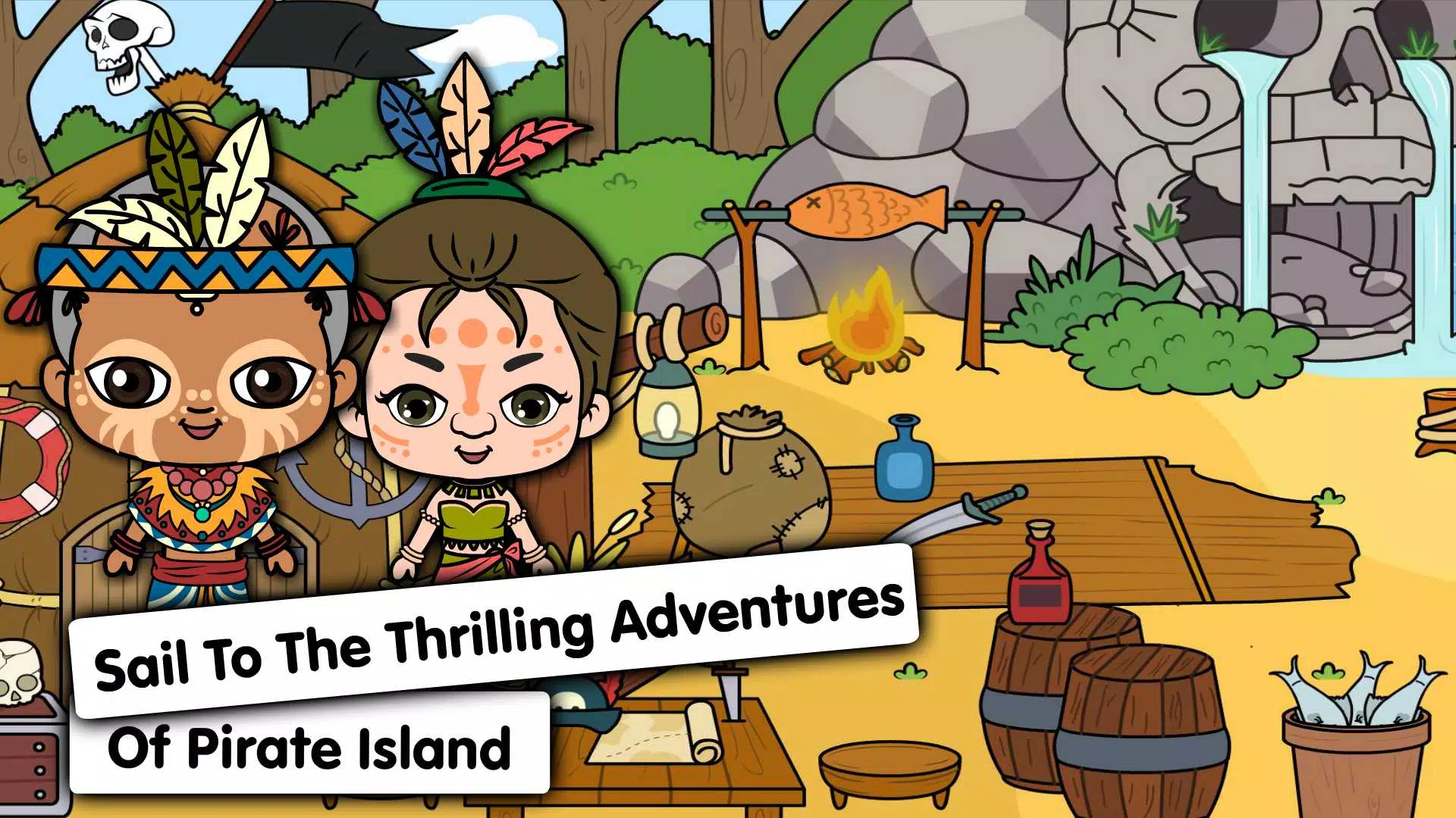 My Pirate Town: Treasure Games スクリーンショット 1