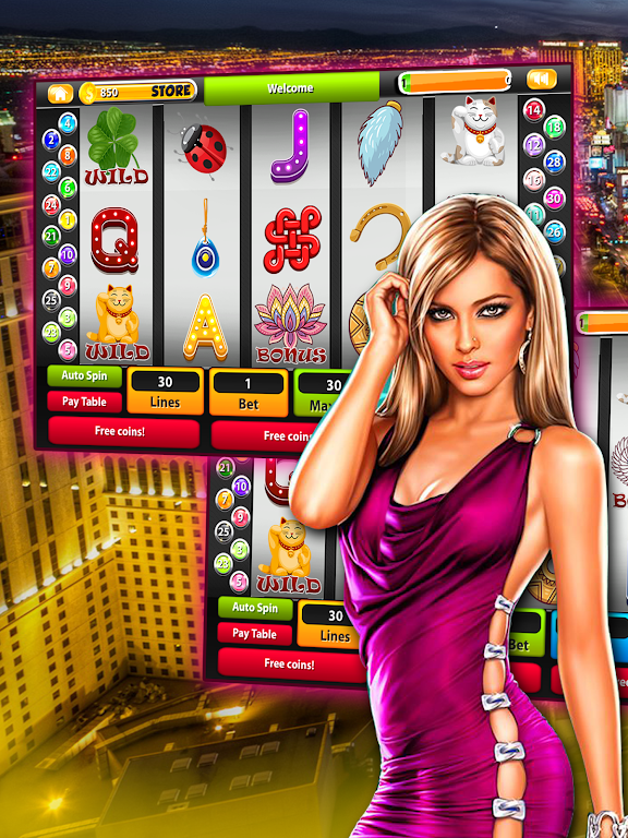 Lucky Vegas Slots - Free Vegas स्क्रीनशॉट 3