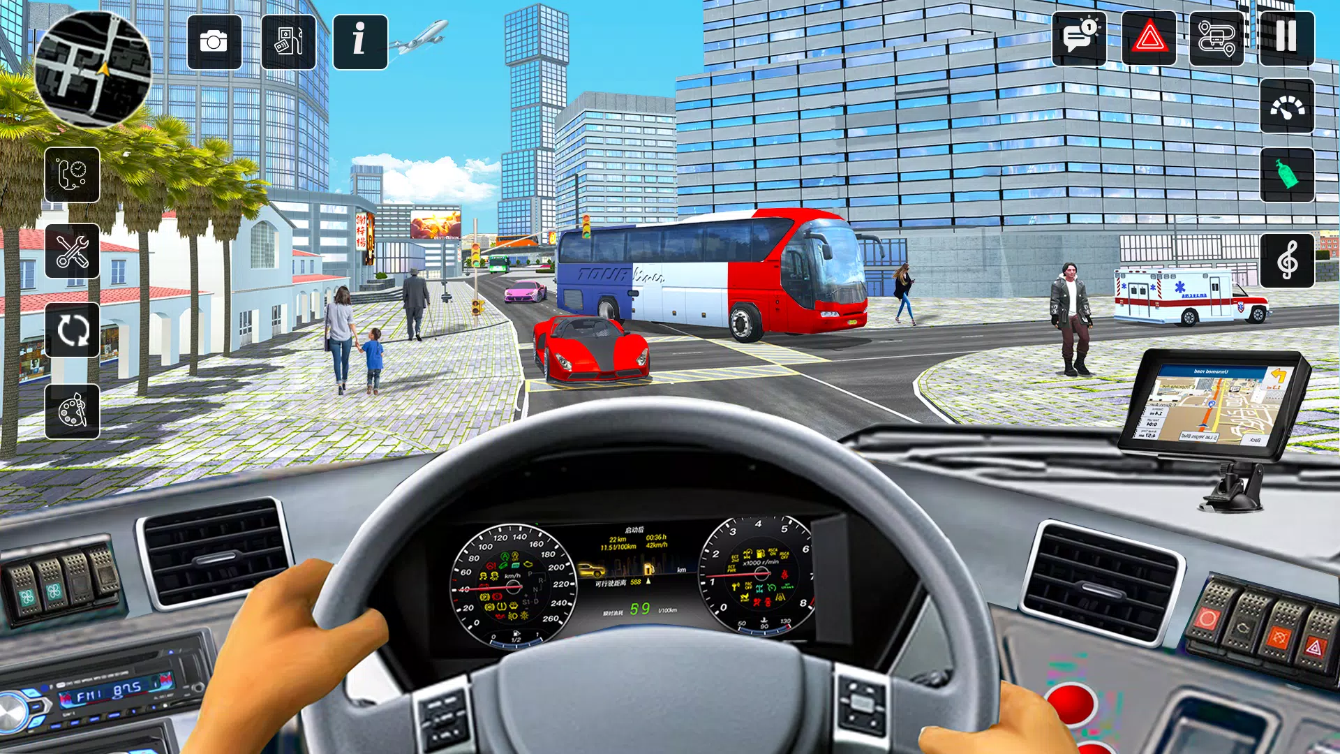 Coach Bus Games Bus Simulator 스크린샷 2