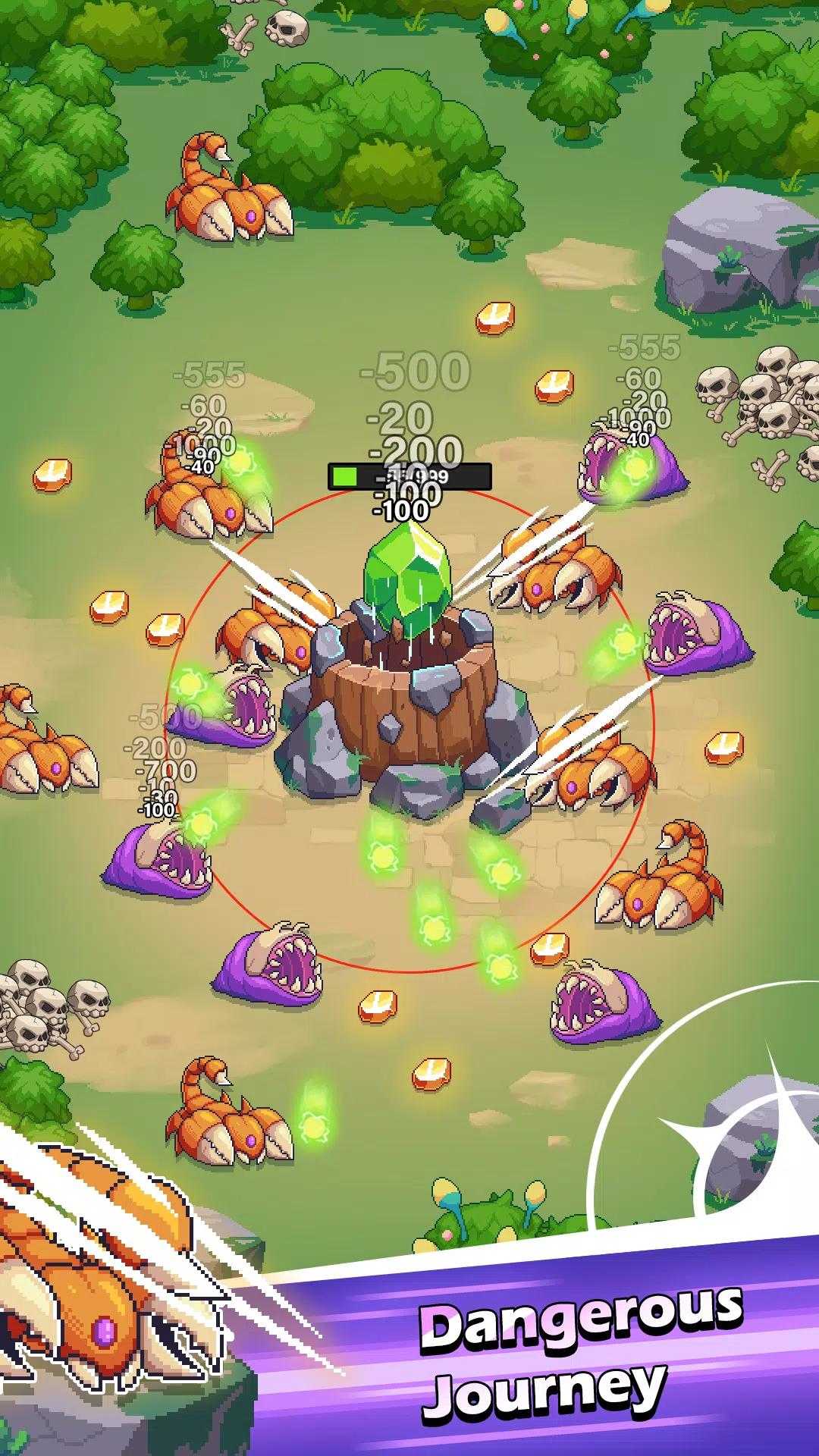 Pixel Defense: Idle TD ภาพหน้าจอ 1