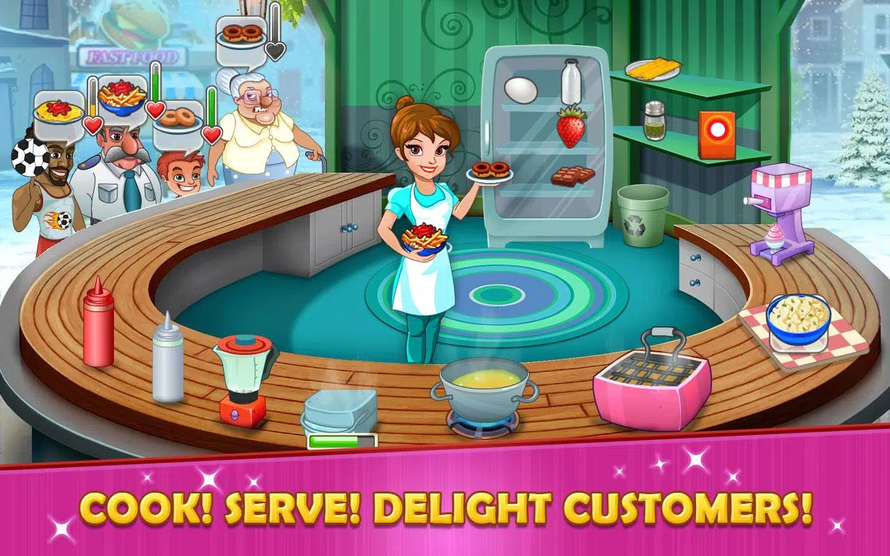 Kitchen story: Food Fever Game ဖန်သားပြင်ဓာတ်ပုံ 1