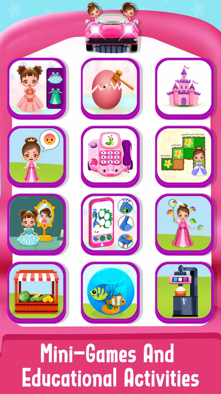 Baby Princess Car phone Toy Captura de pantalla 2