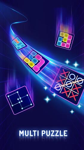 Tic Tac Toe - XO Glow Ảnh chụp màn hình 3