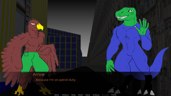 Schermata Dragongate visual novel 3