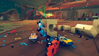 Blocky Toy Car Crash Online Скриншот 2