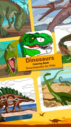 Schermata Dino Coloring Encyclopedia 1