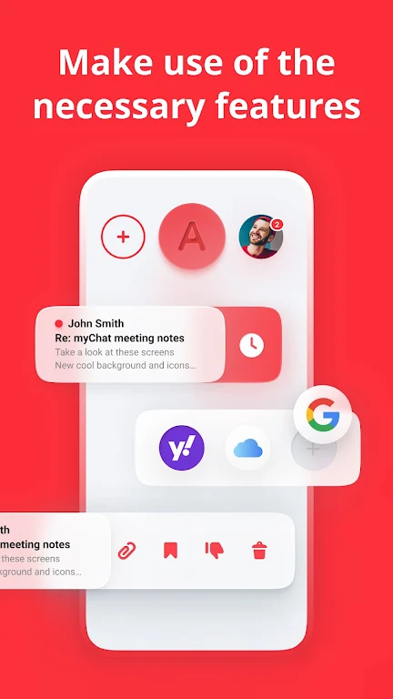 myMail – 모든계정에대한하나의이메일앱 스크린샷 3